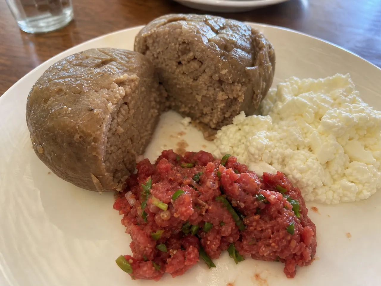 Kocho — served