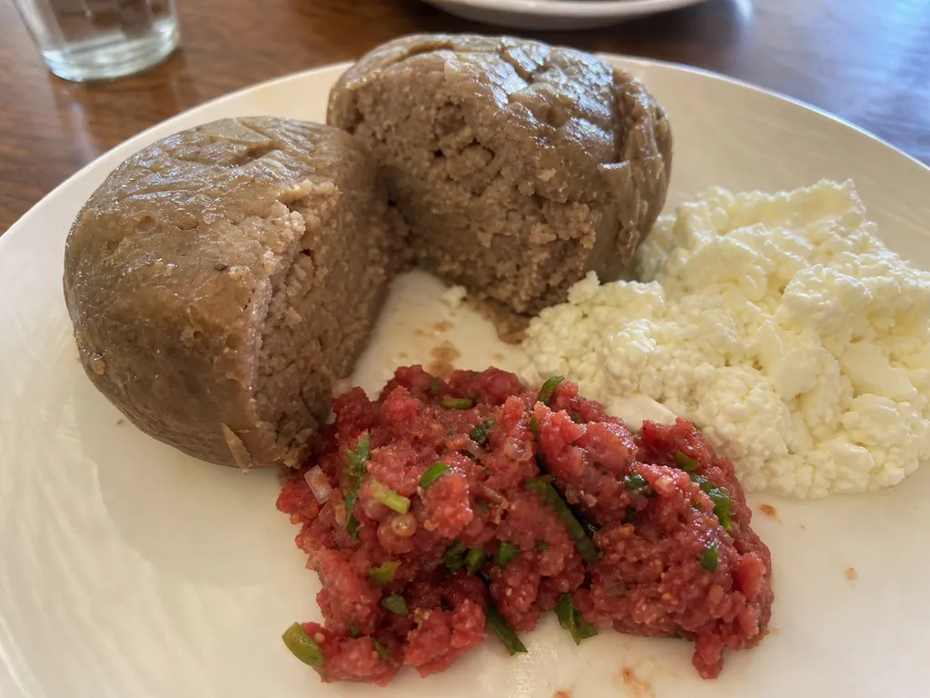 Kocho — plated and served