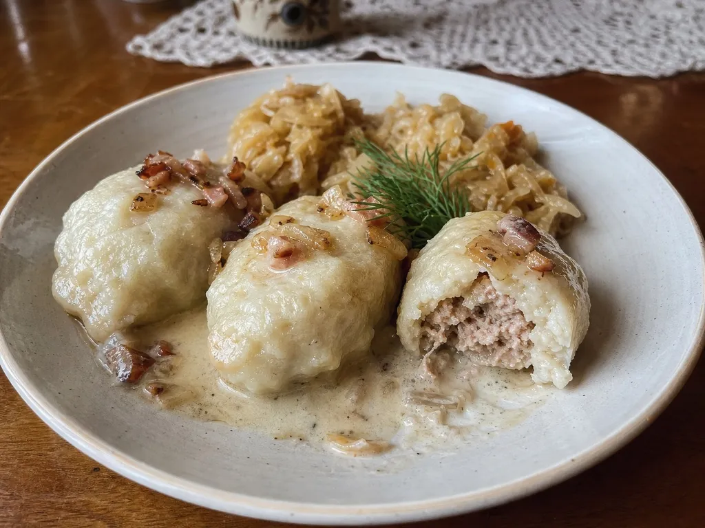 Kolduny — plated and served