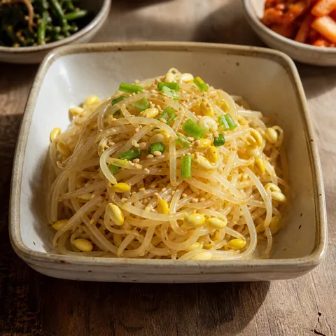 Kongnamul Muchim (Seasoned Soybean Sprouts) — Korean recipe