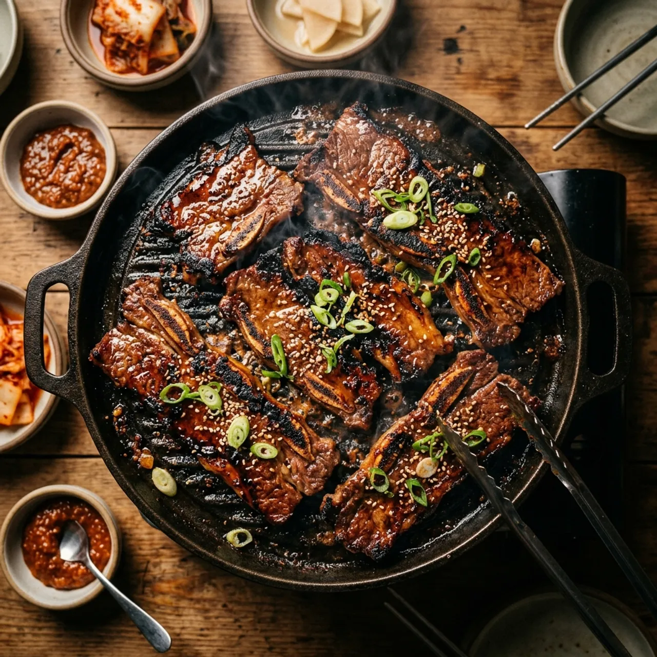 Korean Galbi (Grilled Short Ribs) — Meat & Pork recipe