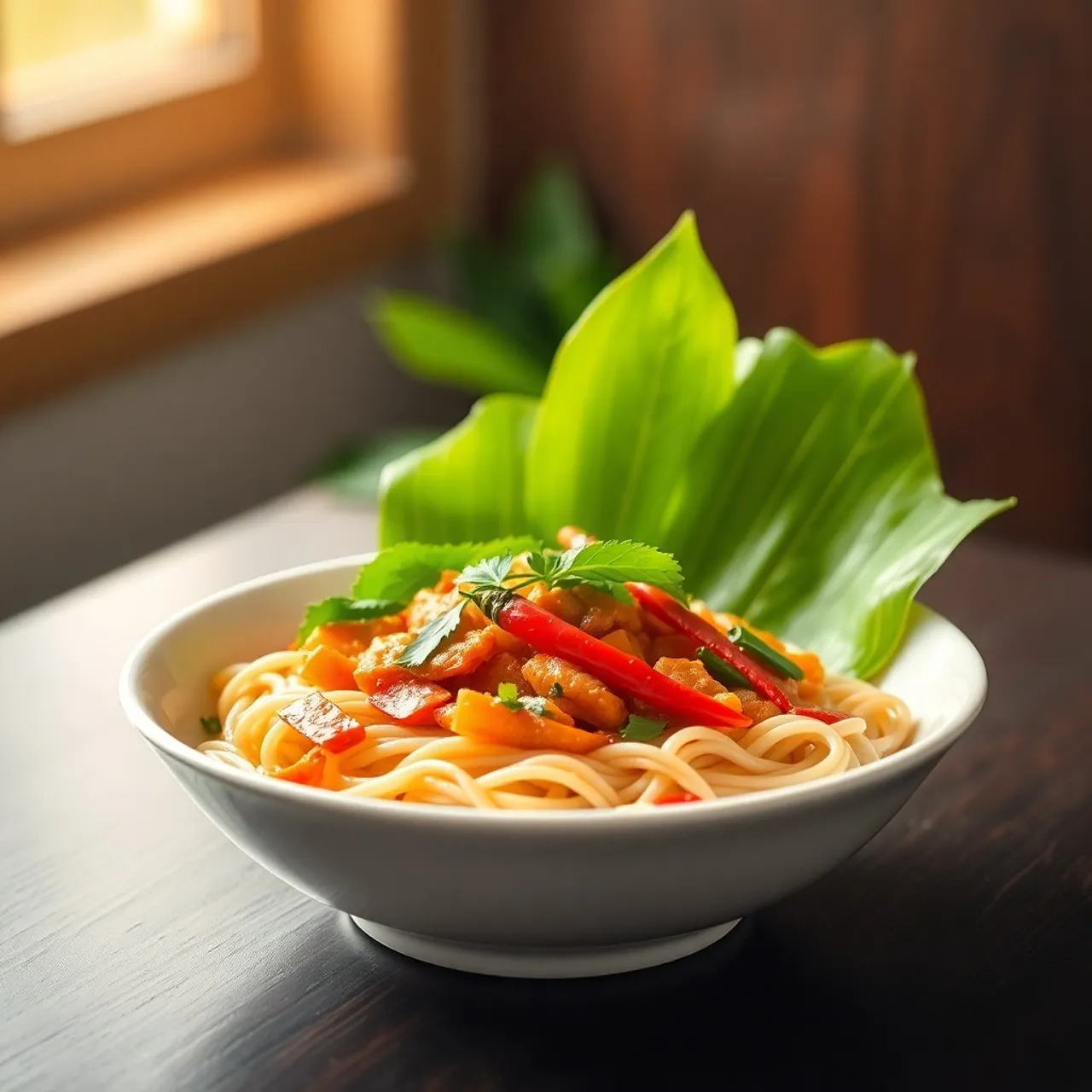 Kuay Teow Kua Gai — Thai recipe