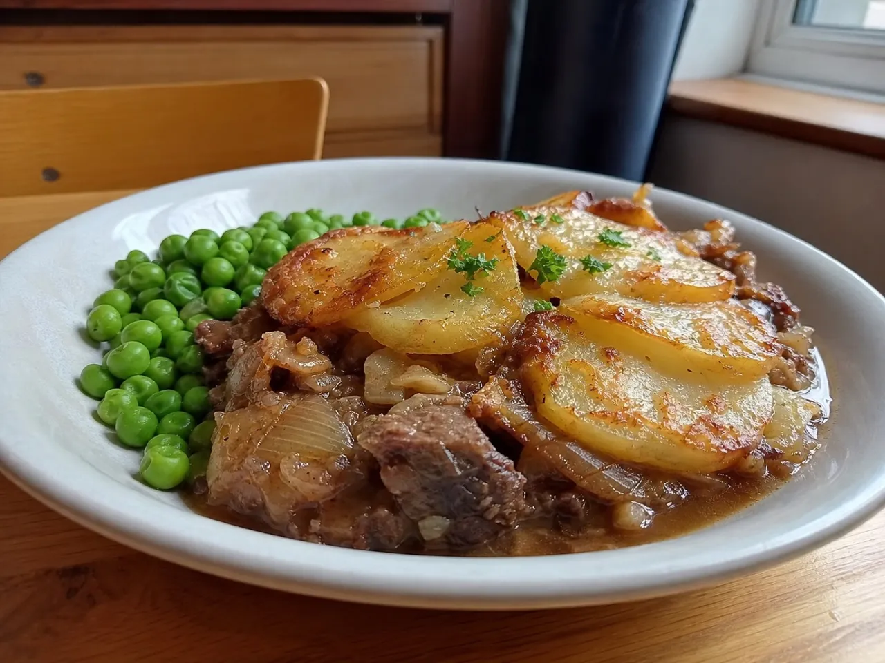 Lancashire Hotpot — served
