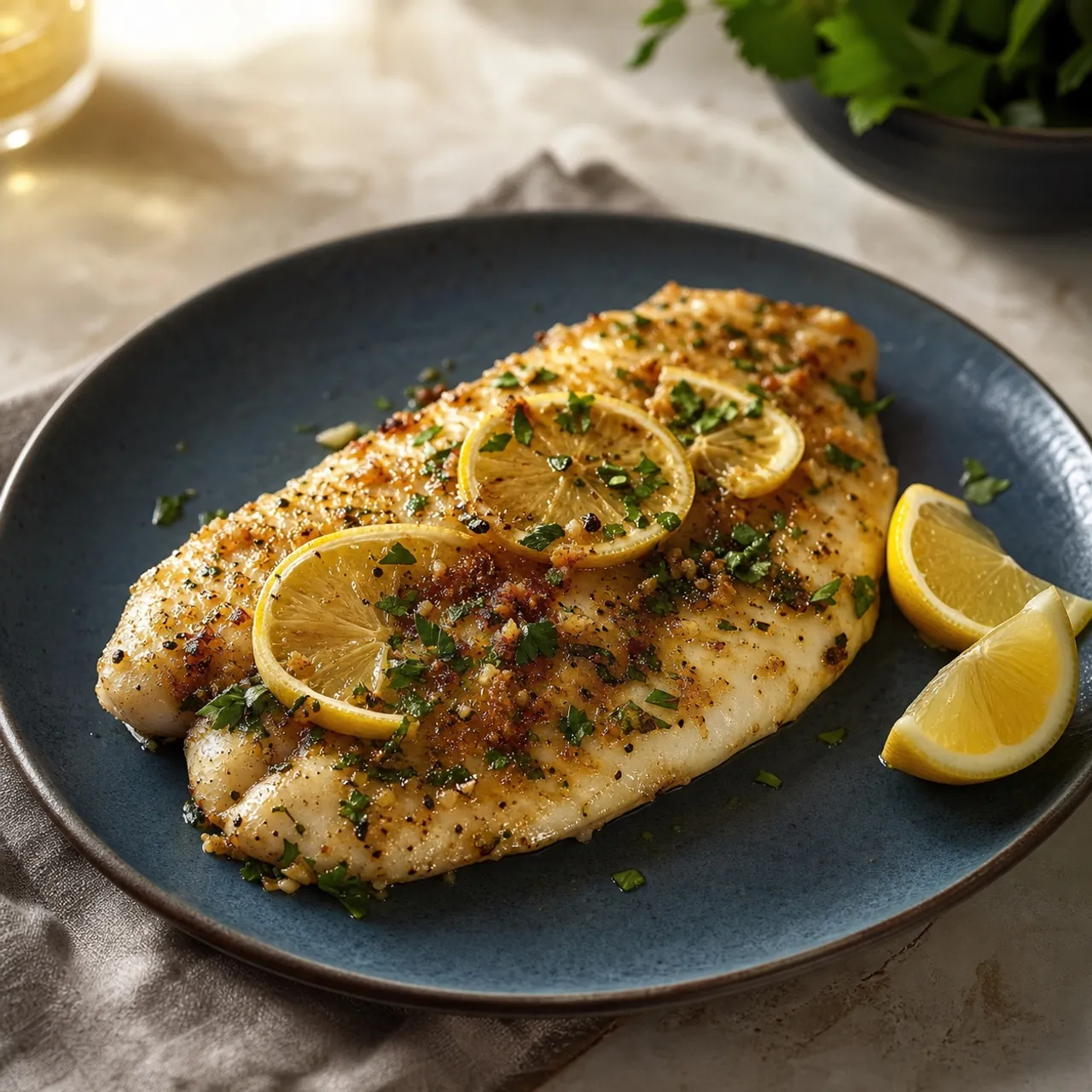 Lemon Garlic Baked Tilapia — Seafood recipe