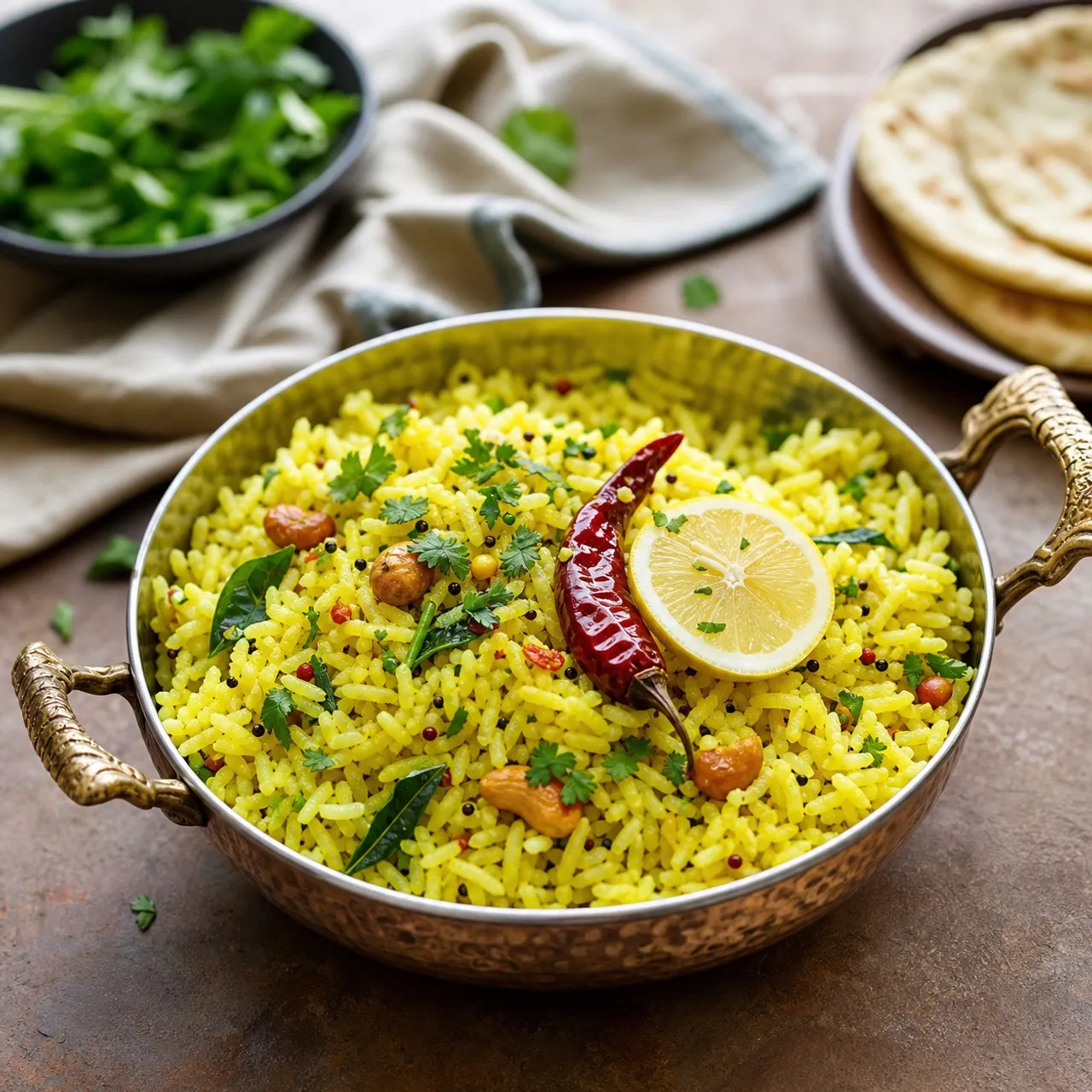 Lemon Rice — Indian recipe