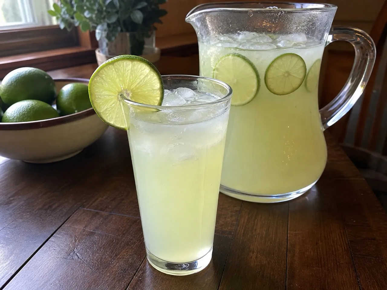 Limeade — served