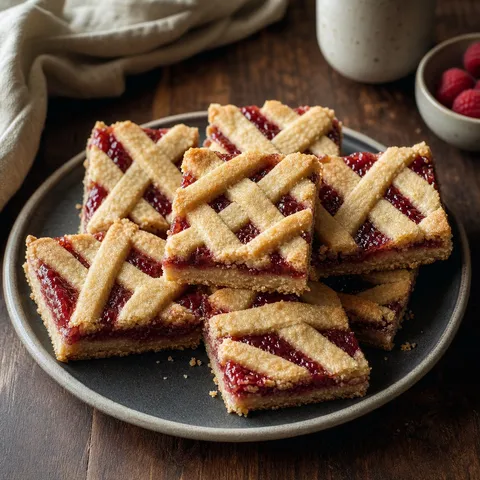 Linzer Bars — Desserts recipe