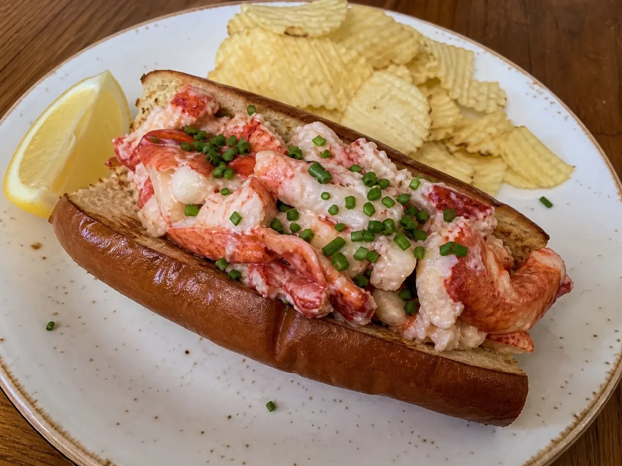 Lobster Roll — served