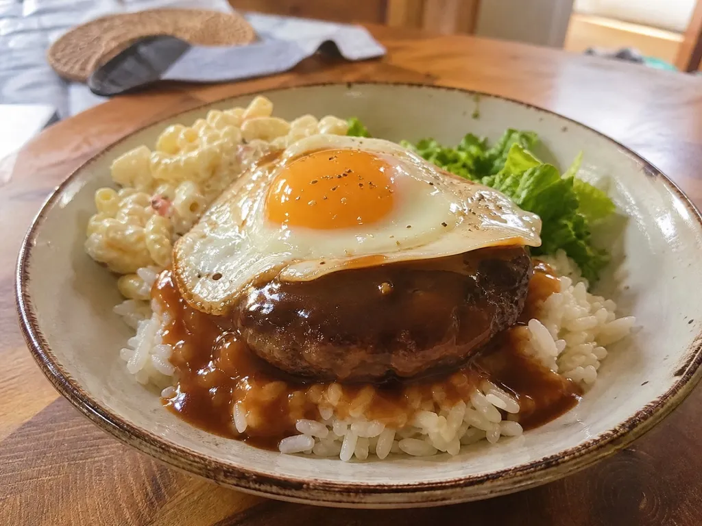 Loco Moco — plated and served