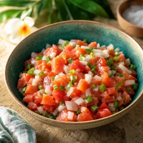 Lomi Lomi Salmon — Hawaiian recipe