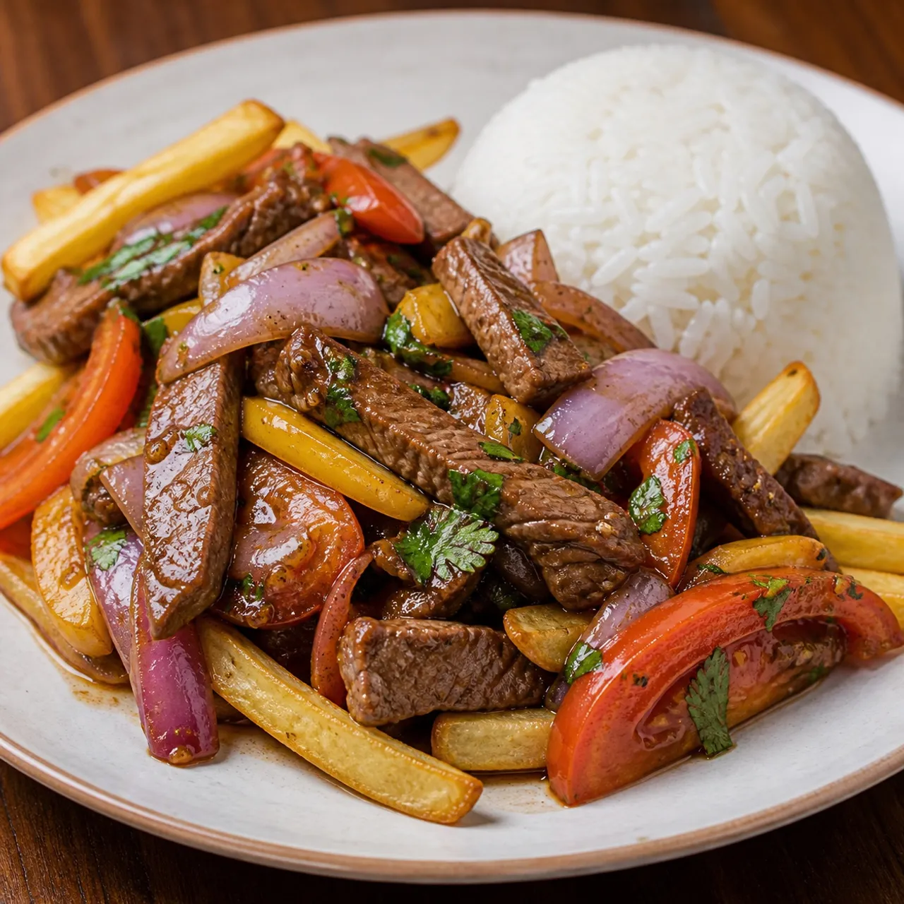 Lomo Saltado (Peruvian Beef Stir-Fry) — Peruvian recipe