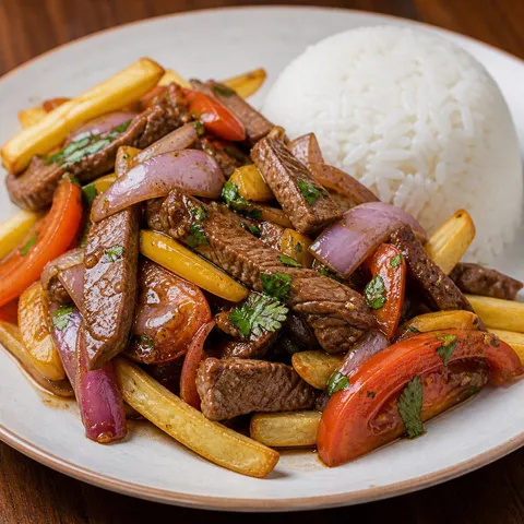 Lomo Saltado (Peruvian Beef Stir-Fry) — Peruvian recipe