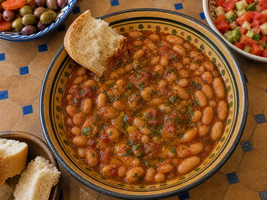 Loubia — plated and served