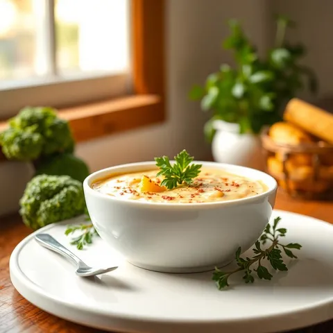 Low-Carb Broccoli Cheese Soup