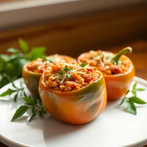 Low-Carb Stuffed Bell Peppers