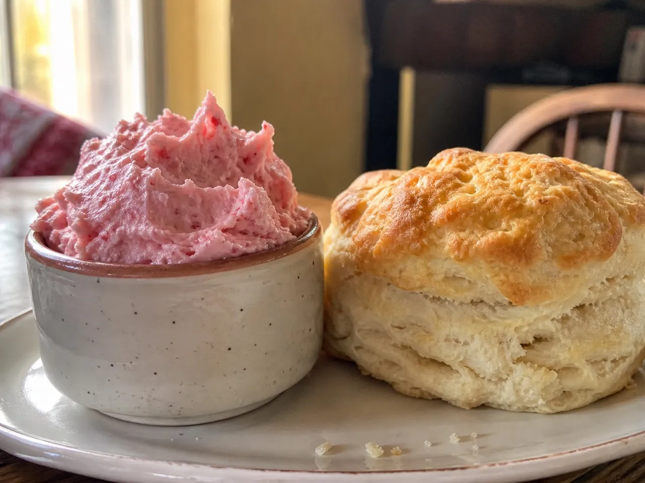 Low-Fat Strawberry Butter — served