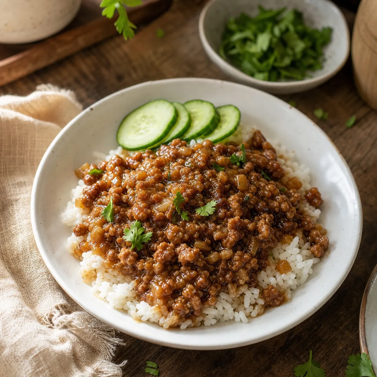 Lu Rou Fan (Braised Pork Rice) — Chinese recipe