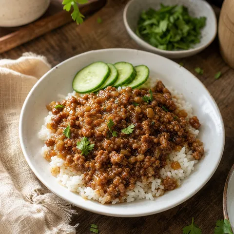 Lu Rou Fan (Braised Pork Rice) — Chinese recipe