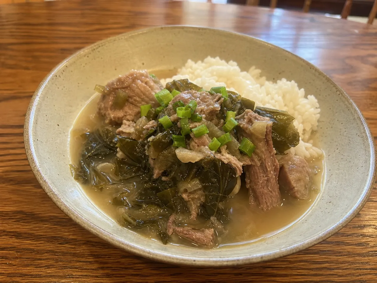 Luau Stew — served