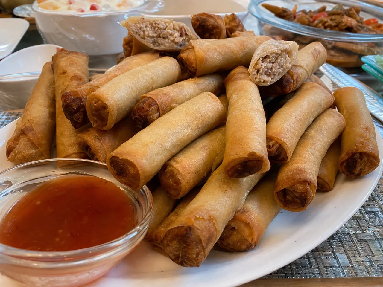 Lumpia Shanghai — served