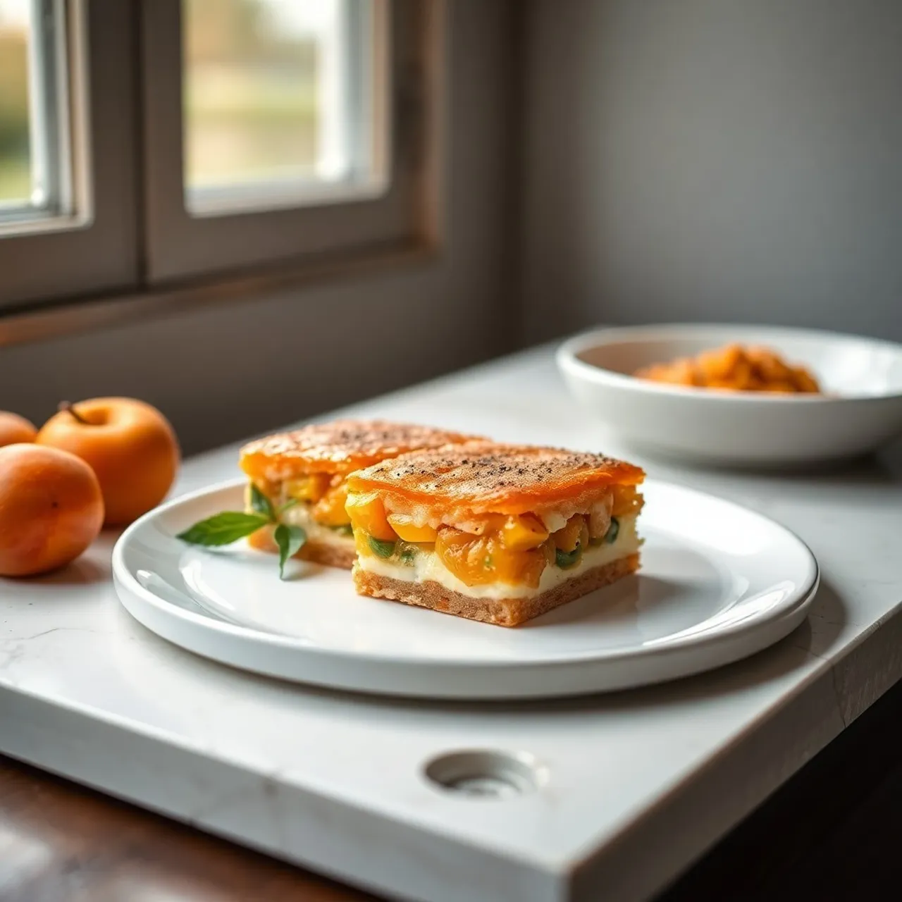 Luscious Apricot Squares — Desserts recipe