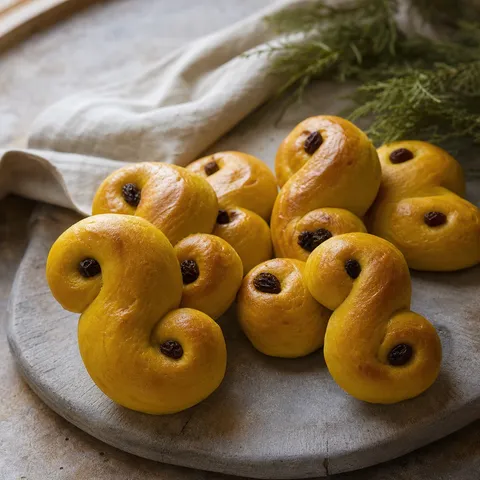 Lussekatter — Nordic recipe