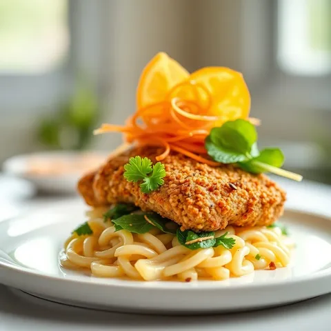 Mac Nut Crusted Chicken