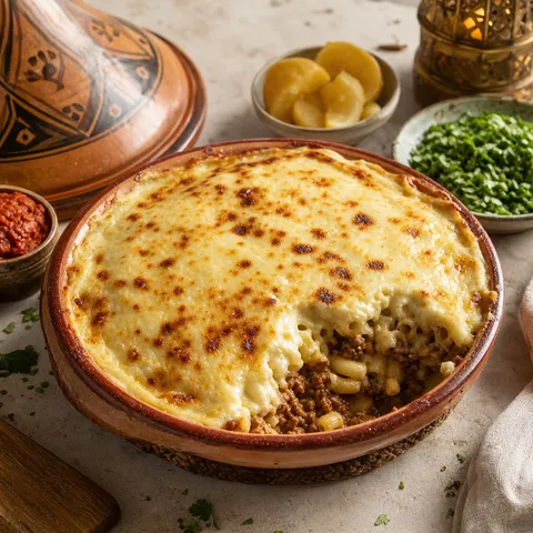 Macarona Béchamel — North African recipe