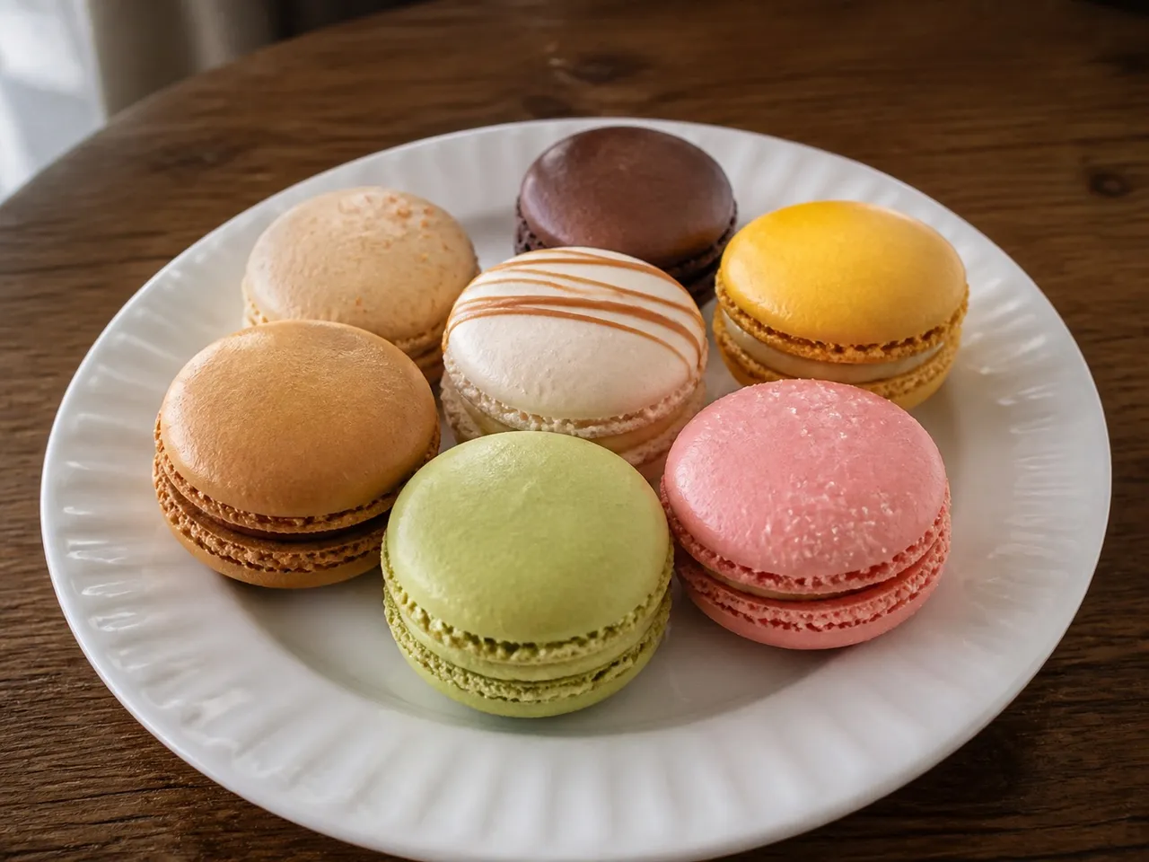 Macarons — served