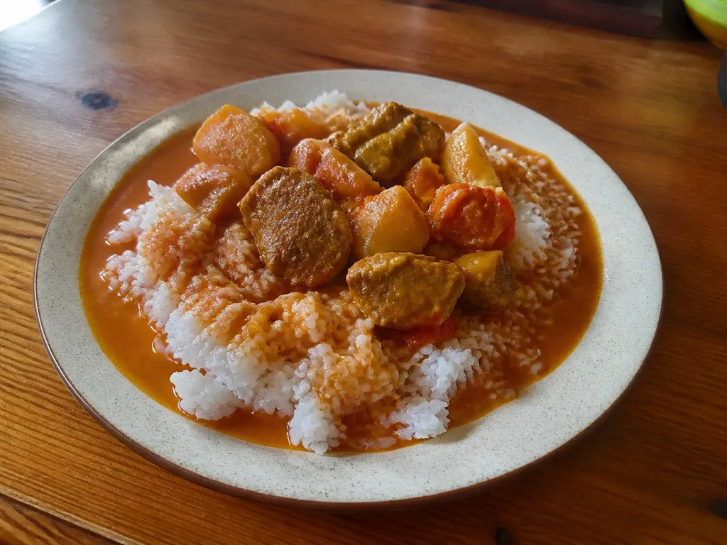Maharage ya Nazi — plated and served