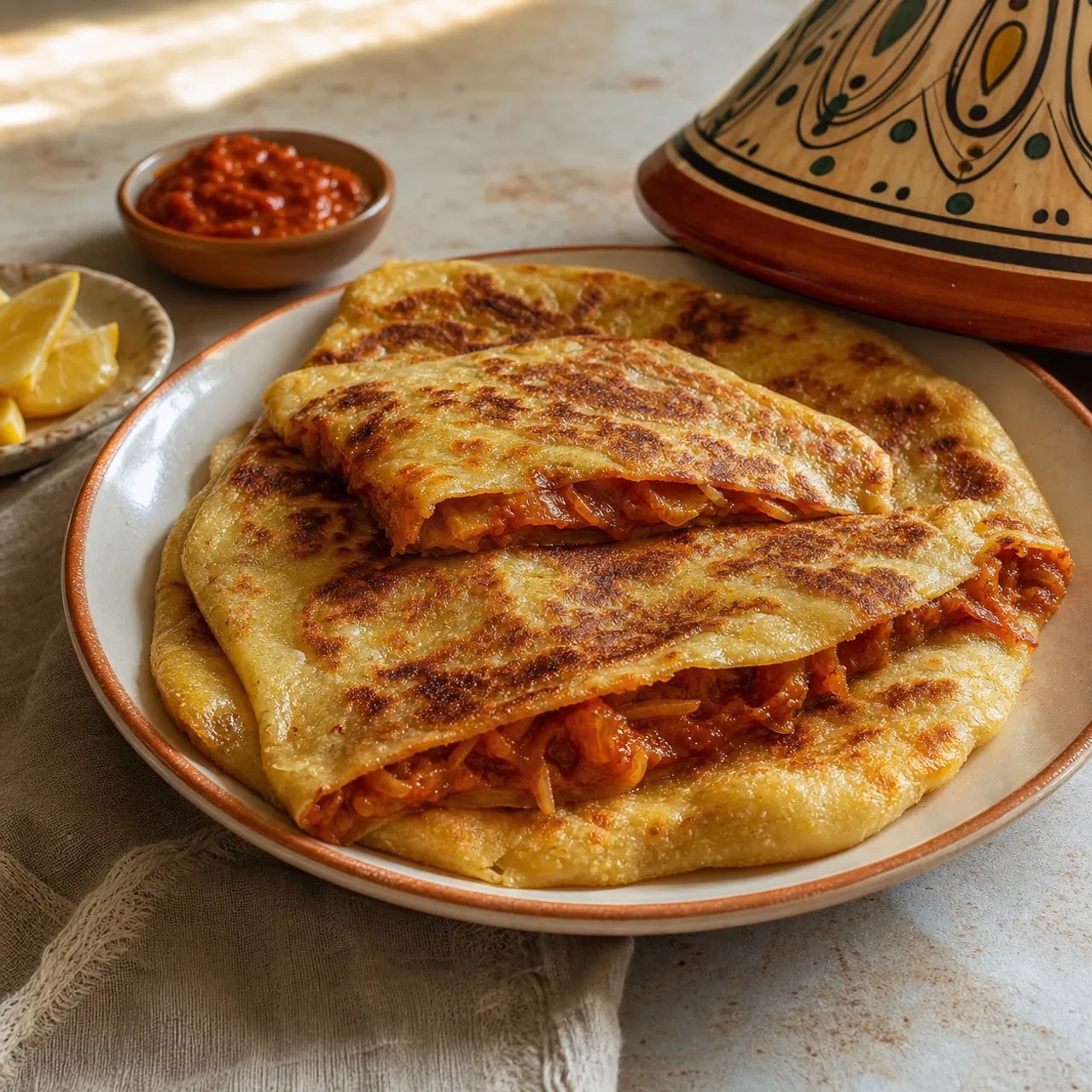 Mahjouba — North African recipe