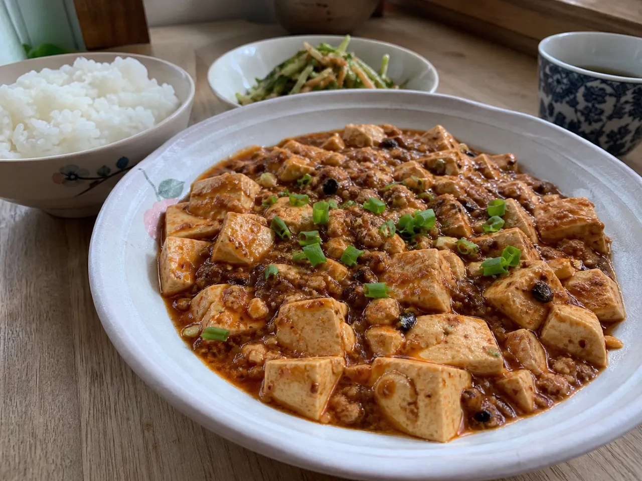Mapo Tofu — served