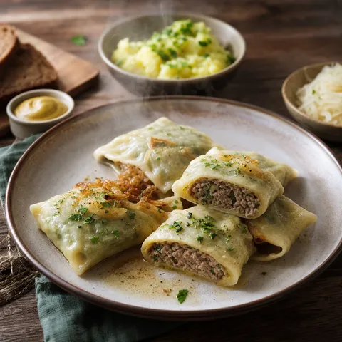 Maultaschen (German Meat-Filled Dumplings) — German recipe