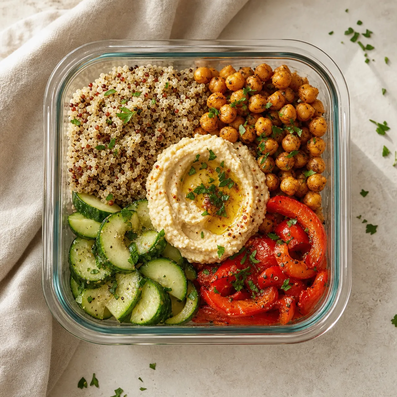 Mediterranean Quinoa Bowls — Meal Prep recipe