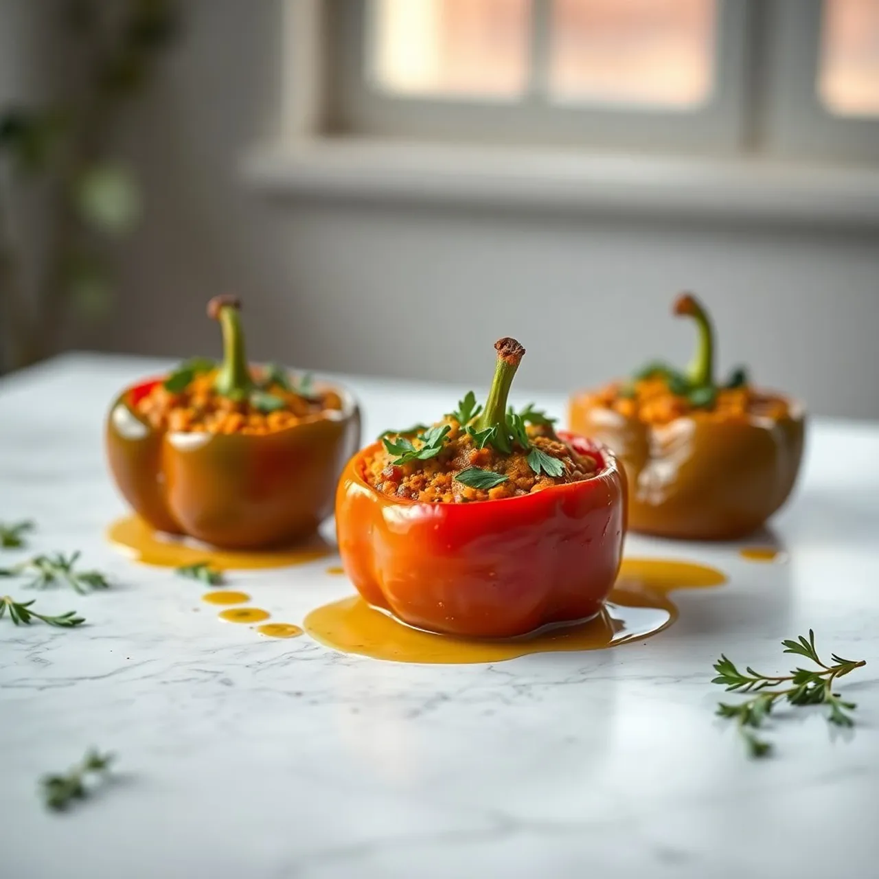 Mediterranean Stuffed Bell Peppers — Mediterranean recipe