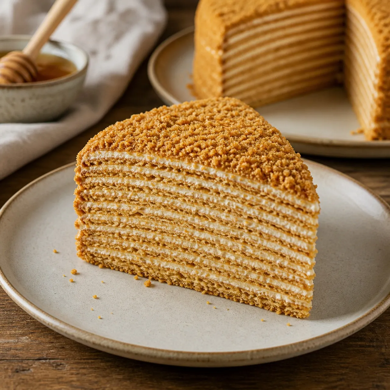 Medovik — Eastern European recipe