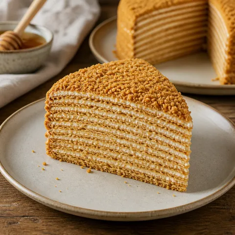 Medovik — Eastern European recipe