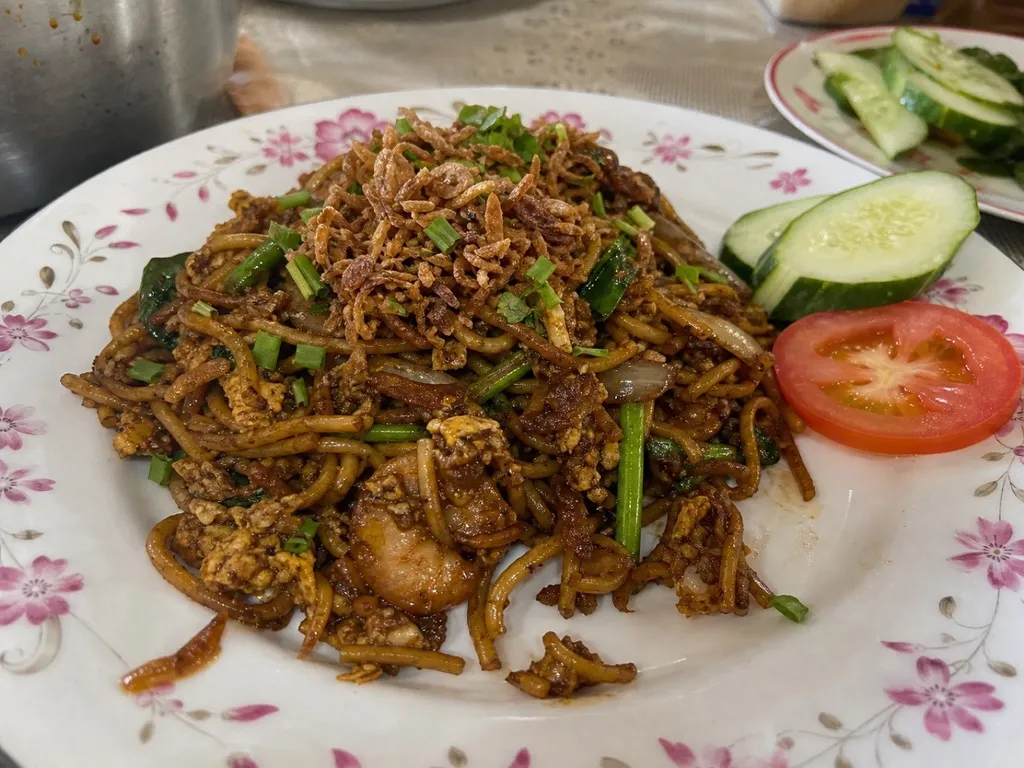 Mee Goreng — plated and served