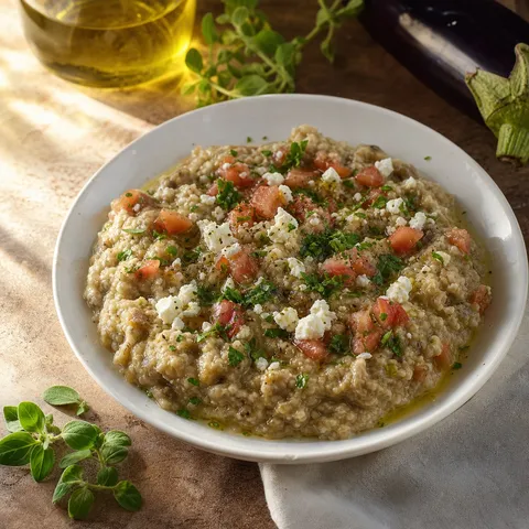 Melitzanosalata (Roasted Eggplant Dip) — Greek recipe