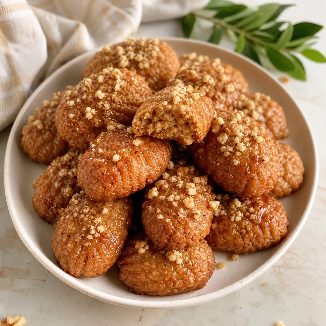 Melomakarona (Honey-Dipped Spiced Cookies) — Greek recipe
