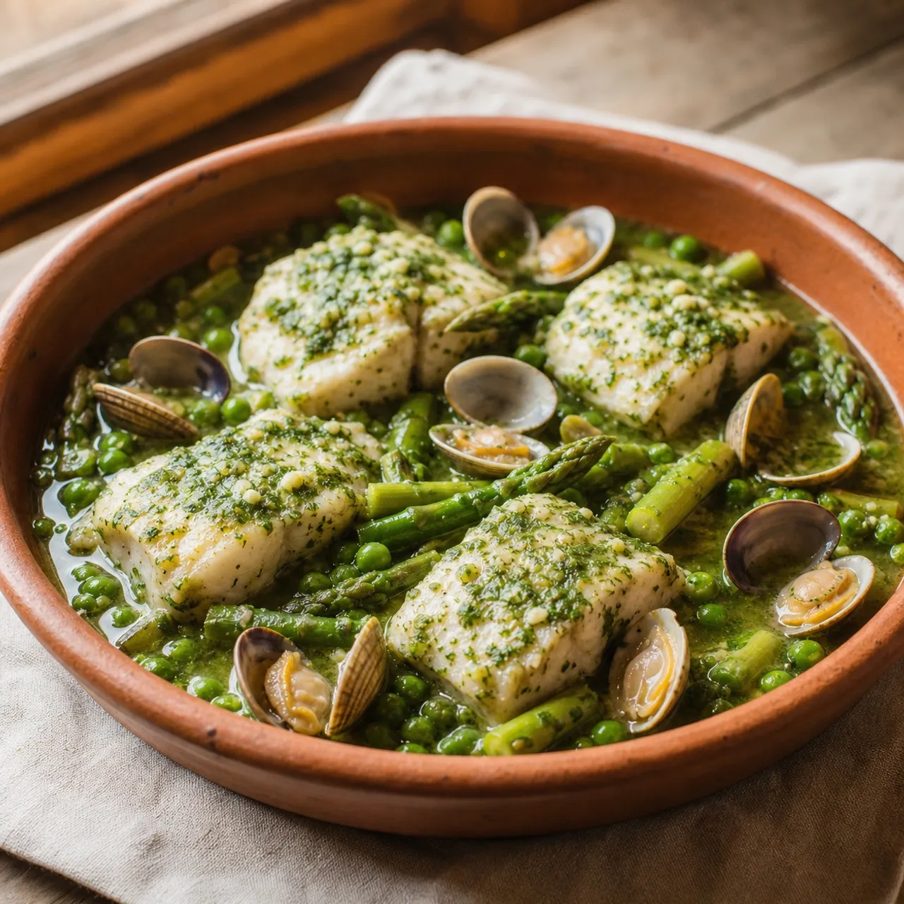 Merluza a la Vasca — Spanish recipe