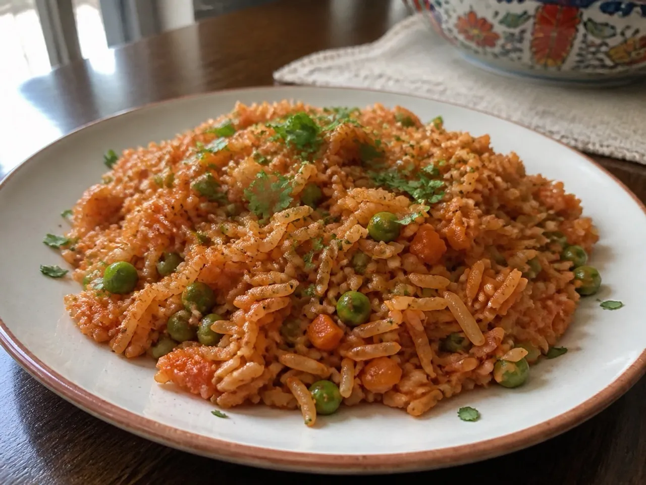 Mexican Rice — served