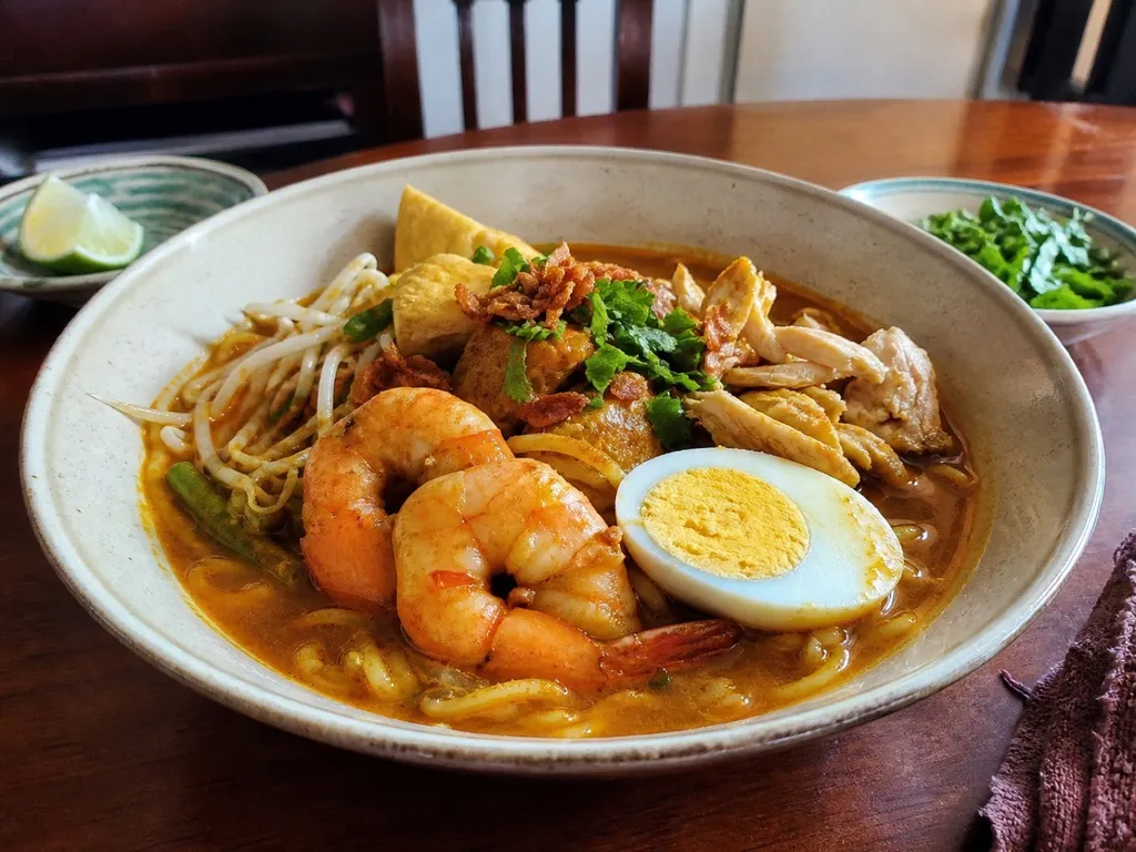 Mie Kari — plated and served