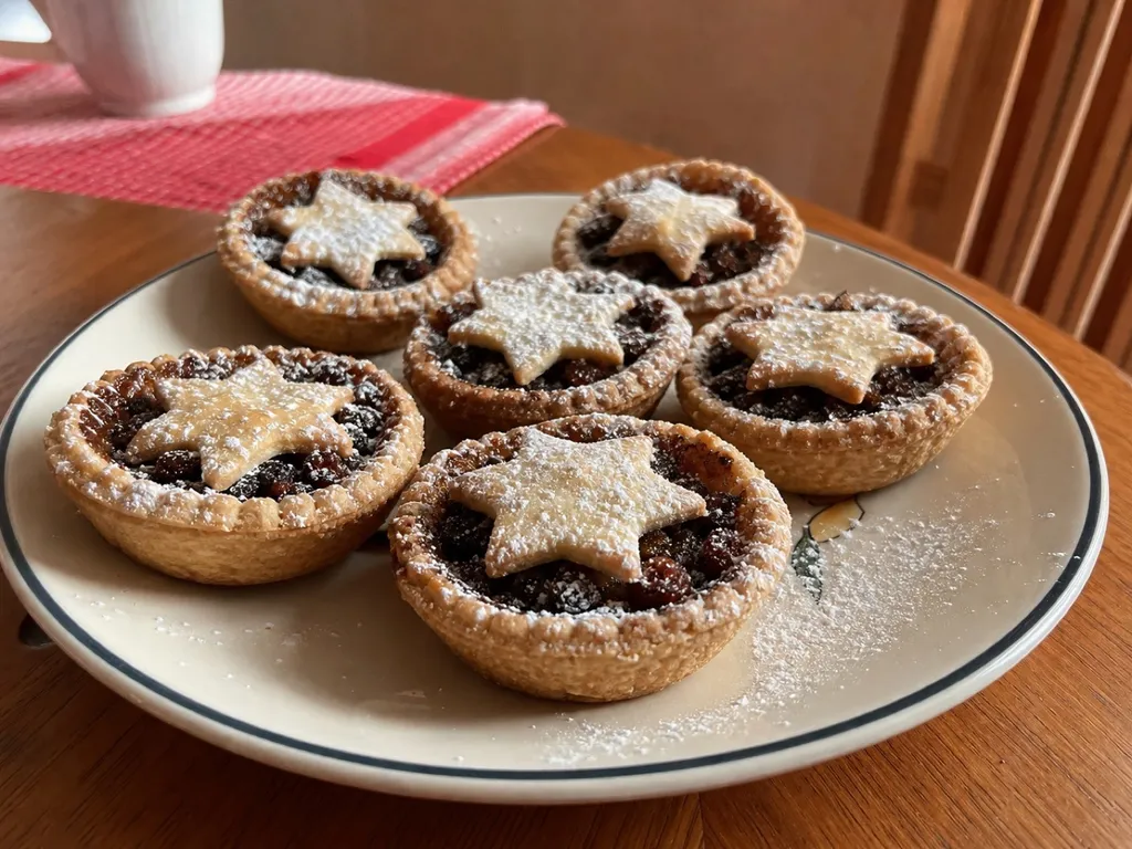 Mince Pies — plated and served