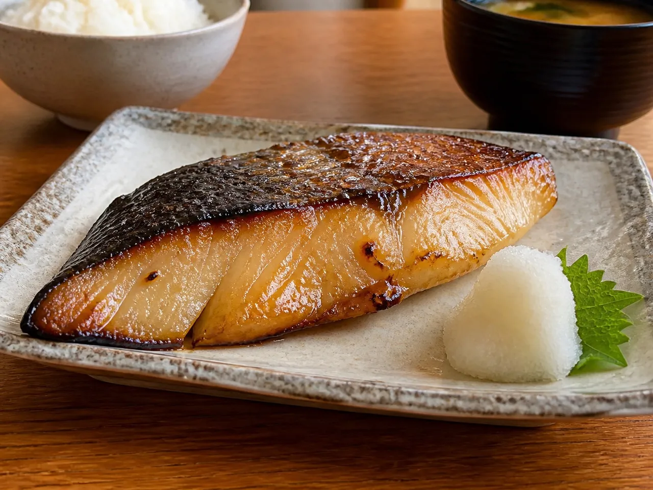 Miso Gindara (Black Cod) — served