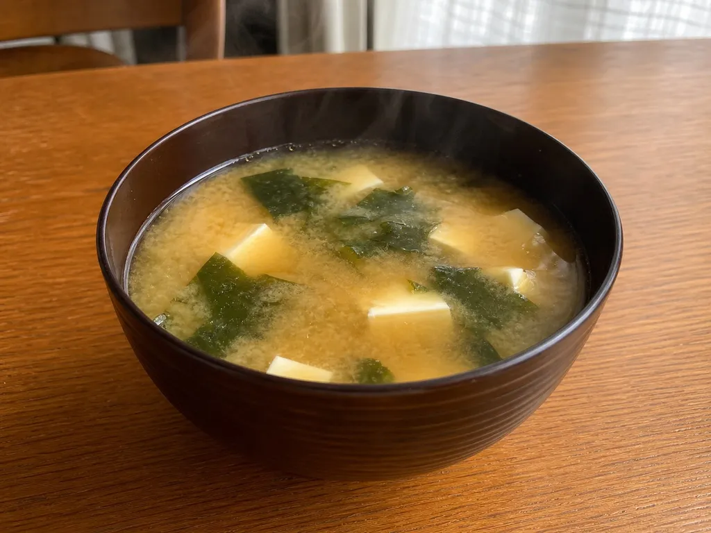 Miso Soup — plated and served