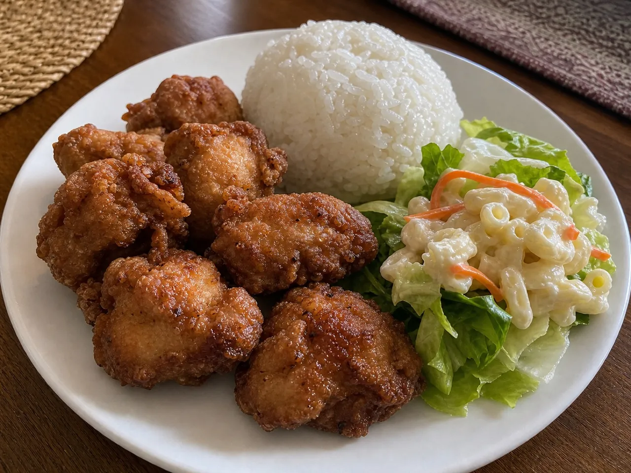 Mochiko Chicken — served