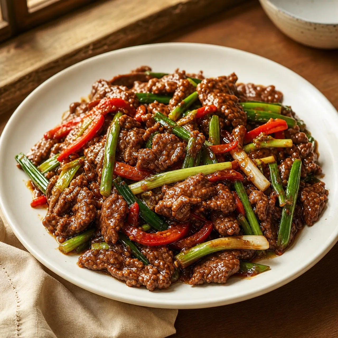 Mongolian Beef — Chinese recipe