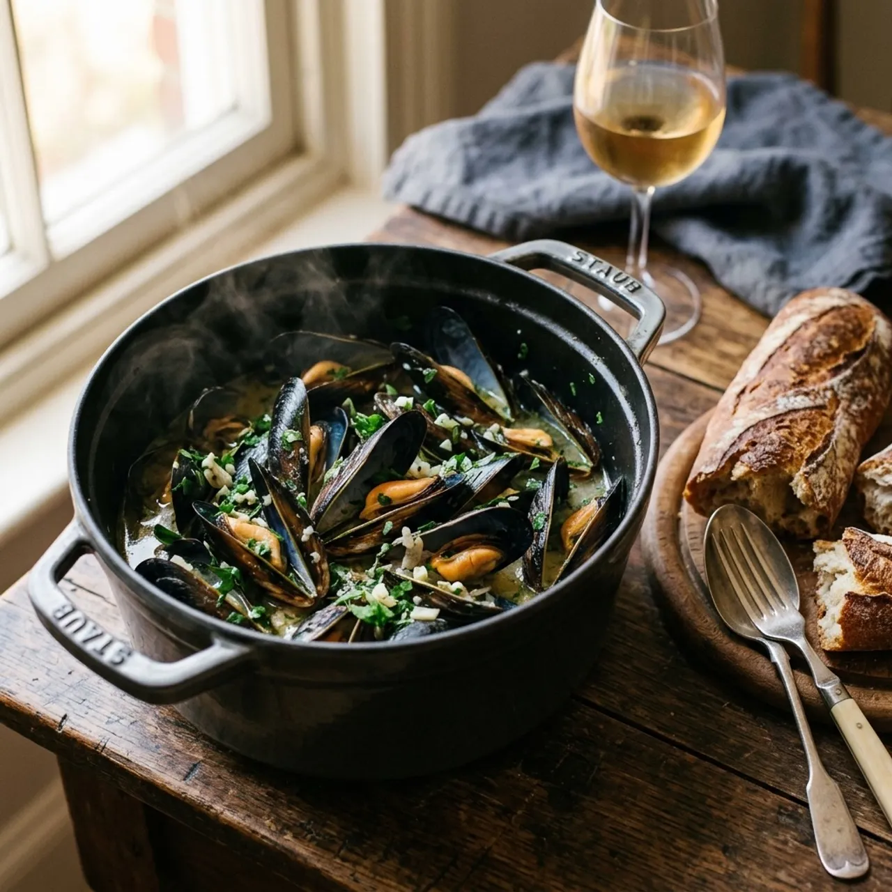 Moules Marinières — French recipe