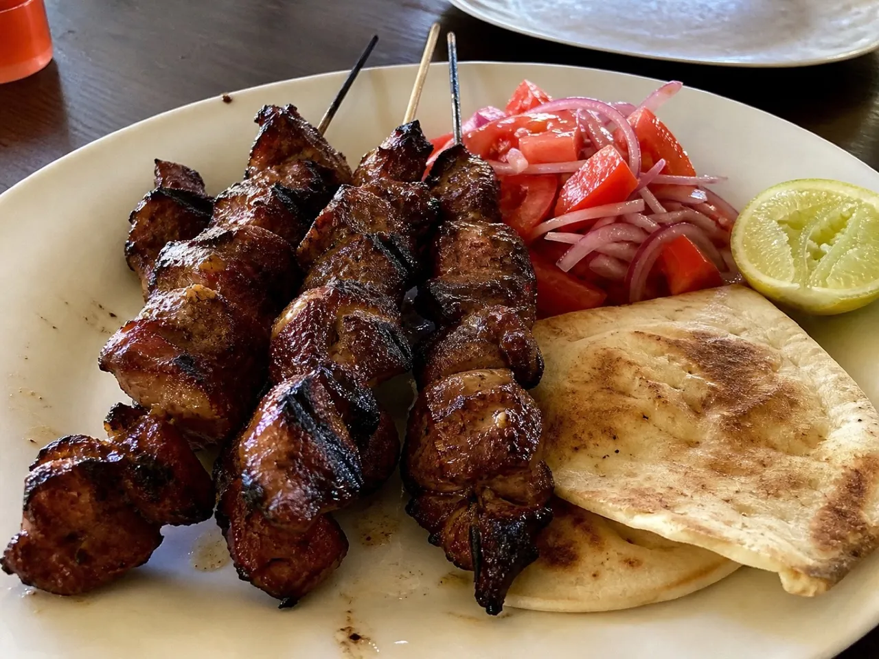 Mshikaki — served